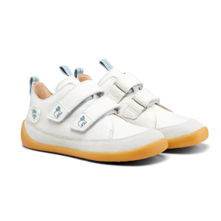 Affenzahn | Barfußschuh Leder Buddy - Polarbär