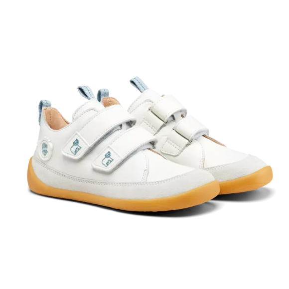 Affenzahn | Barfußschuh Leder Buddy - Polarbär