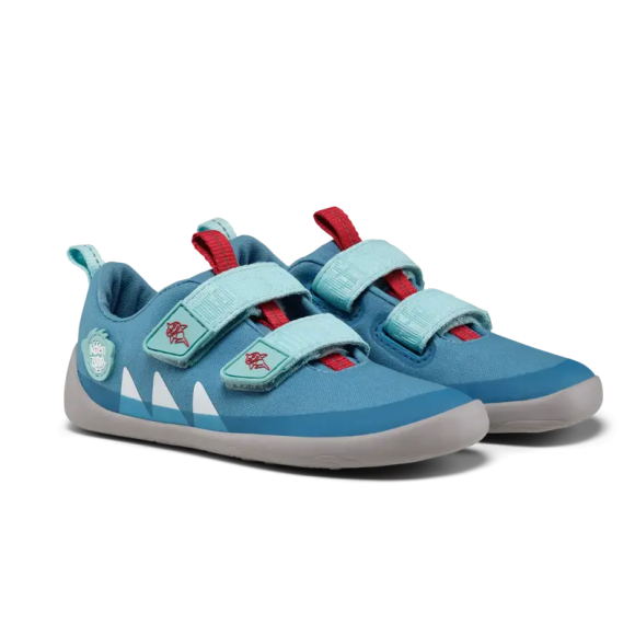 Affenzahn | Barfußschuh Baumwolle Lucky - Hai