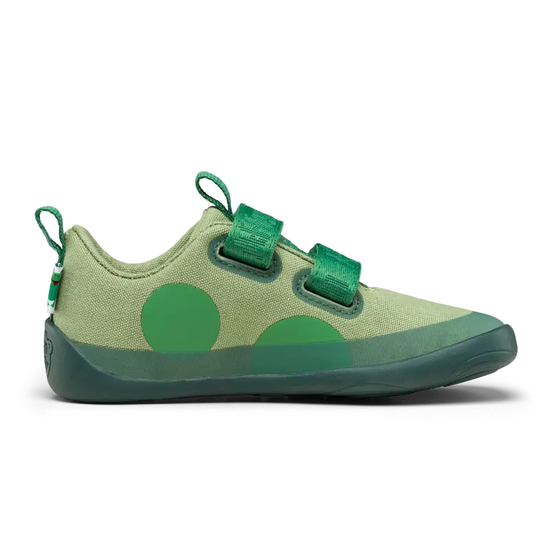 Affenzahn | Barfußschuh Baumwolle Lucky - Frosch