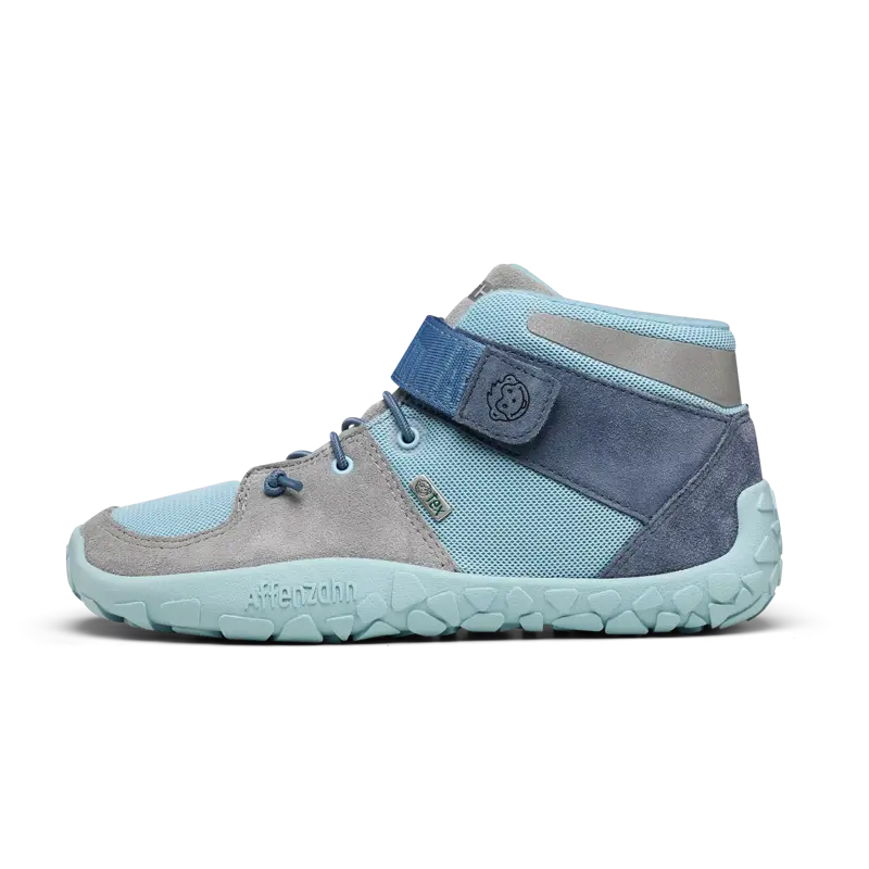 Affenzahn | Wintersneaker Leder Dreamer - Himmelblau