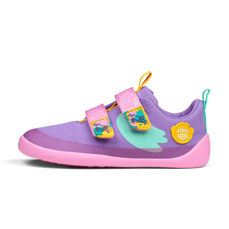 Affenzahn | Barfußschuh Baumwolle Lucky - Kreativ Tukan