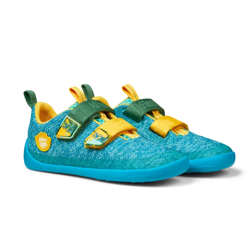 Affenzahn | Barfußschuh Knit Happy - Kreativ Bär