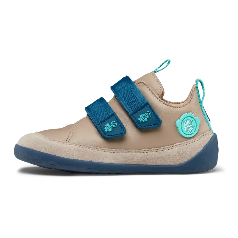 Affenzahn | Barfußschuh Leder Buddy - Oktopus