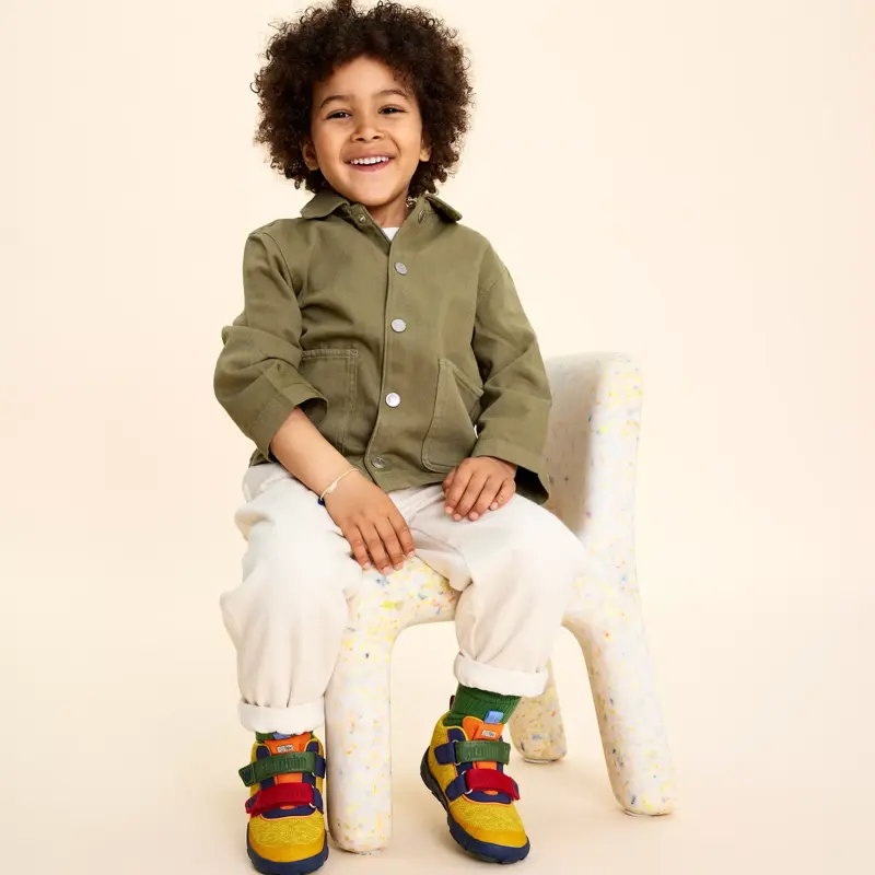 Affenzahn | Übergangsschuh Knit Happy - Paradiesvogel