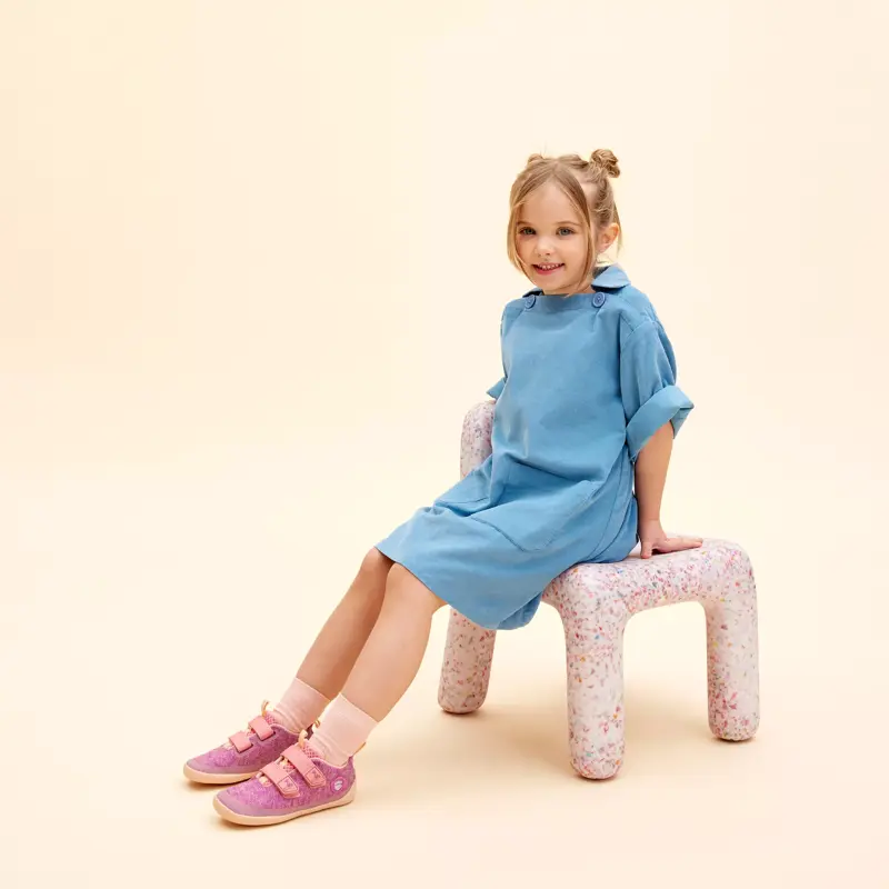 Affenzahn | Barfußschuh Knit Happy - Flamingo