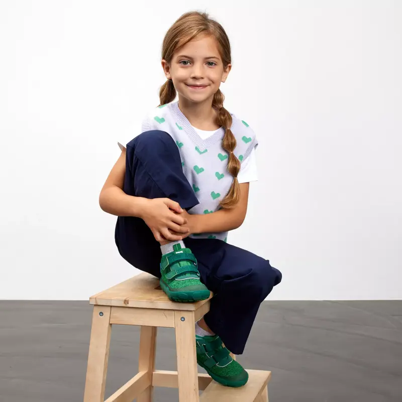 Affenzahn | Übergangsschuh Knit Happy - Frosch