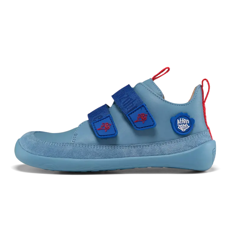 Affenzahn | Barfußschuh Leder Buddy - Hai